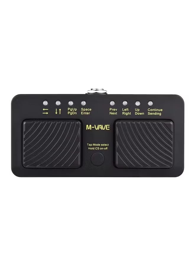 M-VAVE CUBE TURNER PRO Wireless Intelligent MIDI Controller Pedal Page Turner Pedal Music Sheet Turner Wireless BT Connection - Image 1